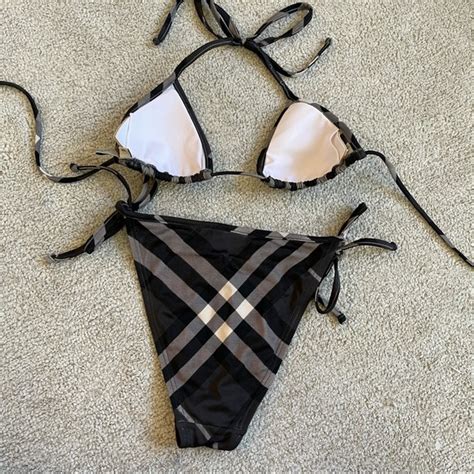 burberry swimsuit women's|burberry plaid bikini.